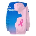 thumbnail image 4 of Bovemsi Sweatshirt for Women Comfy For A Cause: Breast Cancer Casual Zip Camo Hoodie, 4 of 7