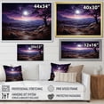 thumbnail image 4 of Designart "Hazy Nights In The Negev Desert Of Judaism" Judaism Canvas Wall Art, 4 of 7