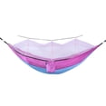 thumbnail image 3 of Sentmoon Hamac Intérieur Double Hamac en Toile Parachute Camping Moustiquaire Incluse Anti-Insectes Extérieur Portable Léger Hamac de Randonnée avec Moustiquaire Voyage Randonnée Lit Suspendu, 3 of 7