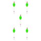 thumbnail image 1 of Eigraketly Rotación de 360 ​​° Caña de pescar a la deriva Espuma anticolisión Derivas brillantes Alarma Boya Fuerte resistencia a la tracción Verde Type2 NO2, 1 of 6