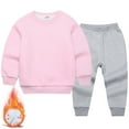 thumbnail image 3 of Krdevn Boys' Active Sweatsuit 2 Piece Sweatshirt and Sweatpants Basic Solid Jogger Pants Set,Kids Clothing,7-8 Years, 3 of 3