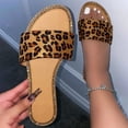 thumbnail image 2 of Fesfesfes Womens Slides Size 8 Womens Summer Fashion Flat Bottom Rhinestone Beach Sandals And Slippers 6.5(38), 2 of 3