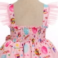 thumbnail image 3 of IBTOM CASTLE Toddler Girls Birthday Dress Cow Strawberry Shiny Confetti Tulle Princess Party Dresses for Cake Smash Photo Shoot 12-18 Months Pink Candy, 3 of 8