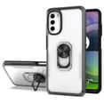 thumbnail image 3 of For Apple iPhone 14 Plus 6.7" Transparent Hybrid PC Magnetic Ring Stand (works with Car Mount) Detachable Frame Phone Case Cover by Xpression - Clear + Black, 3 of 7