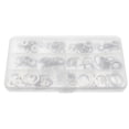 thumbnail image 1 of Juntas Planas De Aluminio Arandelas Metálicas Anillos De Sellado Kit Surtido Con Caja De Almacenamiento Para Mantenimiento De Reemplazo De Vehículos 320 Uds seitruly TO002748-00, 1 of 7