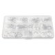 thumbnail image 1 of Juntas Planas De Aluminio Arandelas Metálicas Anillos De Sellado Kit Surtido Con Caja De Almacenamiento Para Mantenimiento De Reemplazo De Vehículos 320 Uds matsuzay TO002748-00, 1 of 7