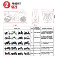 thumbnail image 3 of Uchoose-cubierta Universal impermeable para motocicleta, Protector con tiras reflectantes, para exteriores, 190T, 3 of 5