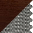 thumbnail image 2 of Wooden Mallet LR4-MHGRY Wall Saver Luggage Rack with Gray Straps - Mahogany, 2 of 2