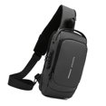 thumbnail image 3 of Mochila multifunción para moto para hombre, color gris, antirrobo, para ciclismo, 3 of 8