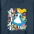 thumbnail image 3 of Disney - Alice in Wonderland - Alice Botanical - Women's Lightweight French Terry Long Sleeve Shirt, 3 of 5
