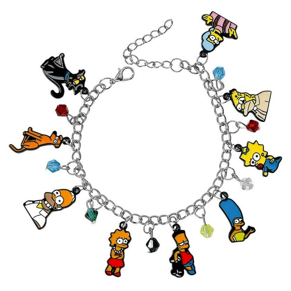 The Simpsons Characters and Themed Charms Charm Bracelet