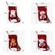 thumbnail image 3 of Juego de 4 calcetines navideños | Calcetines navideños personalizados para colgar en la chimenea | Decoraciones navideñas familiares con diseños de gnomos y Papá Noel, 3 of 8