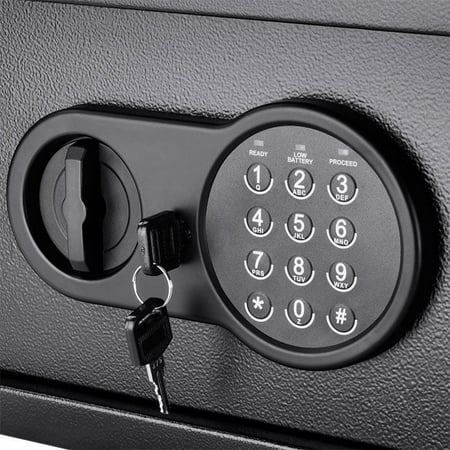 Barska - Safe with Electronic Keypad Lock - Black