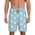 thumbnail image 1 of Fotbe Funny Chicken Pantalones Cortos de Pijama para Hombre, Ropa de Dormir, Pantalones de Pijama Cortos para Hombre-Small, 1 of 6