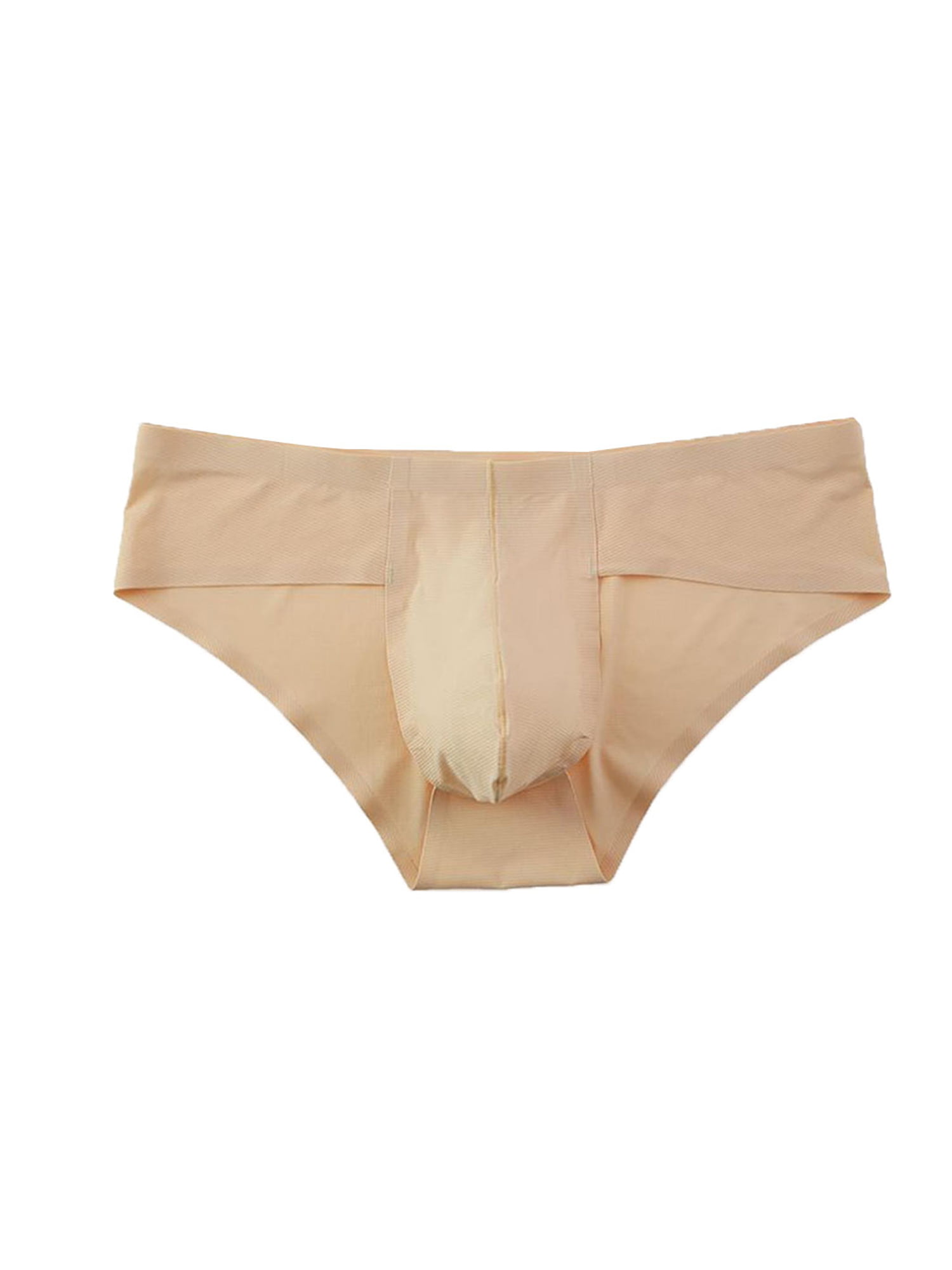 Men Men Lingerie Silky Long Penis Sheath Thong Bikini Briefs Underwear ...