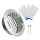 thumbnail image 1 of Rejillas de ventilación redondas Uxcell de 6", cubierta de rejilla de acero inoxidable para salida de aire en cocina y baño, 1 of 6