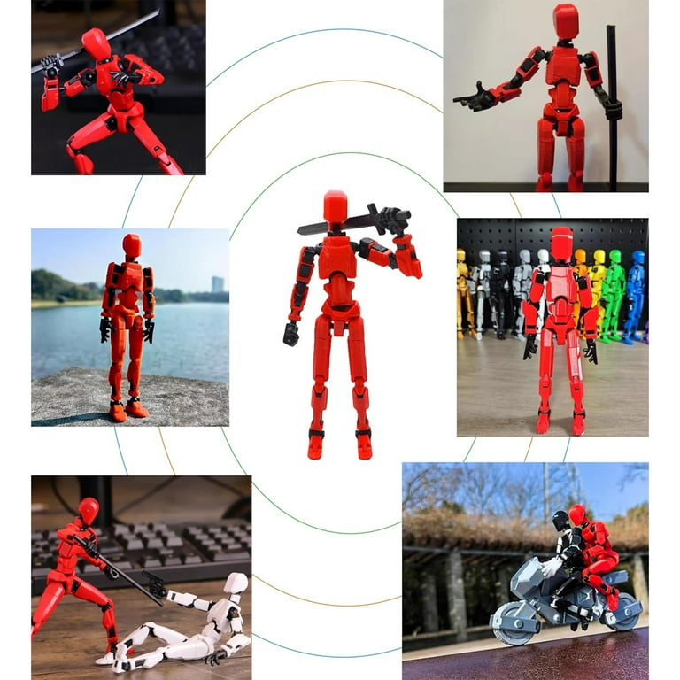 HYEASTR 3 PCS Titan 13 Action Figure, Finished Product Lucky 13