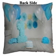 thumbnail image 2 of PKQWTM First Birthday Smash The Cake Reversible Mermaid Cushion Cover Home Decor Sequin Pillow Case Size 16x16 inches, 2 of 2