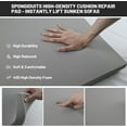thumbnail image 3 of Couch Cushion Support for Sagging Seat - 20" x 20" High-Density Curved Foam Sofa Cushion Support Board, Couch Supporter for Under The Cushions, Grey Set of 1, 3 of 10