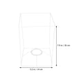 thumbnail image 2 of HEALEEP lamp shade for table lamps Table Lamp Cover Iron Square DIY Lampshade 1Pack, 2 of 8