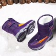thumbnail image 5 of Ccpelsie Knee High Boots Girls Zipper Long High Boots Non Slip Toddler Knee High Boots Girl Winter Shoes(Purple,2.5), 5 of 8