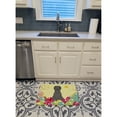 thumbnail image 3 of Easter Eggs Briard Black Machine Washable Memory Foam Mat, 3 of 4