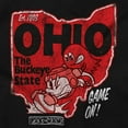 thumbnail image 2 of PACMAN Game On Ohio Buckeye State Women's T Shirt Ladies Tee Brisco Brands S, 2 of 5