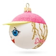 thumbnail image 2 of Girl in the Hat Glass Ball Christmas Ornament 3.25 Inches, 2 of 4