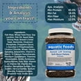 thumbnail image 3 of 1/8" Soft Moist Sinking Rangen Salmon Pellets for Juvenile Axolotls, Shrimp, Snails, Crabs, Small Amphibians, Bottom Tropical Fish...5-lb Lg Jar, 3 of 4