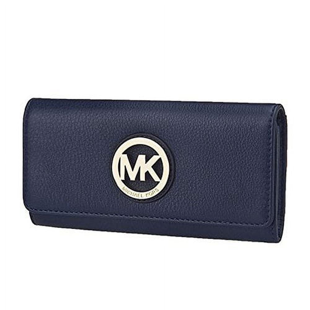 Michael kors cheap fulton wallet navy