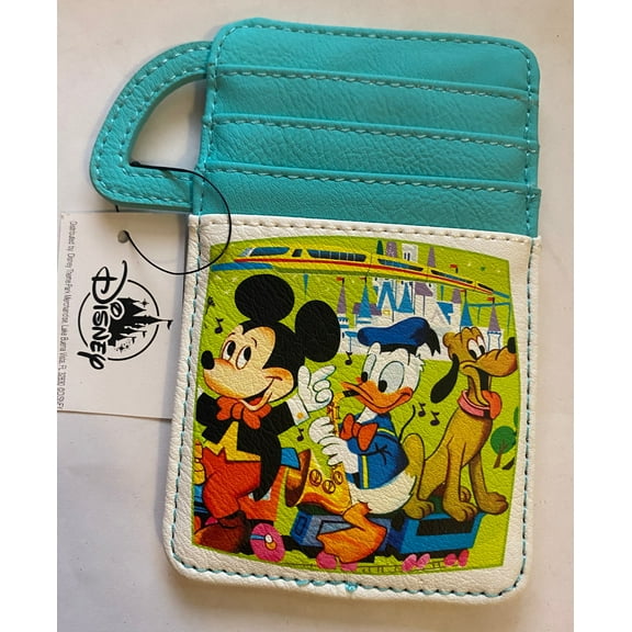 Disney WDW 50th Vault Mickey and Friends Credit Card Holder Wallet New with Tag