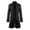 Black, variant on Kiplyki Clothes Men's Coat Medieval Standing Collar Court Clothing Standing Collar Slim Coat