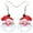 White, variant on Christmas Acrylic Vintage Santa Earrings Cute Santa Dangle Jewelry Charms Holiday Gifts For Women
