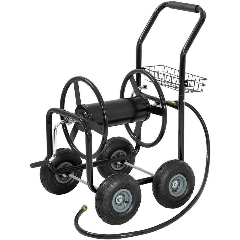 Garden Hose Reel Cart with Wheels Garden Lawn Water Truck Water