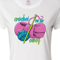thumbnail image 4 of Inktastic Crochet the Day Away Women's T-Shirt, 4 of 5