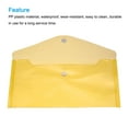 thumbnail image 4 of Unique Bargains A4 Envelopes Document Organizer with Snap Button File Folders, Yellow, 12 Pack, 4 of 5