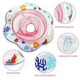 Baby Swimming Ring,Inflatable Float with Double Airbag Safety Seat,Pool