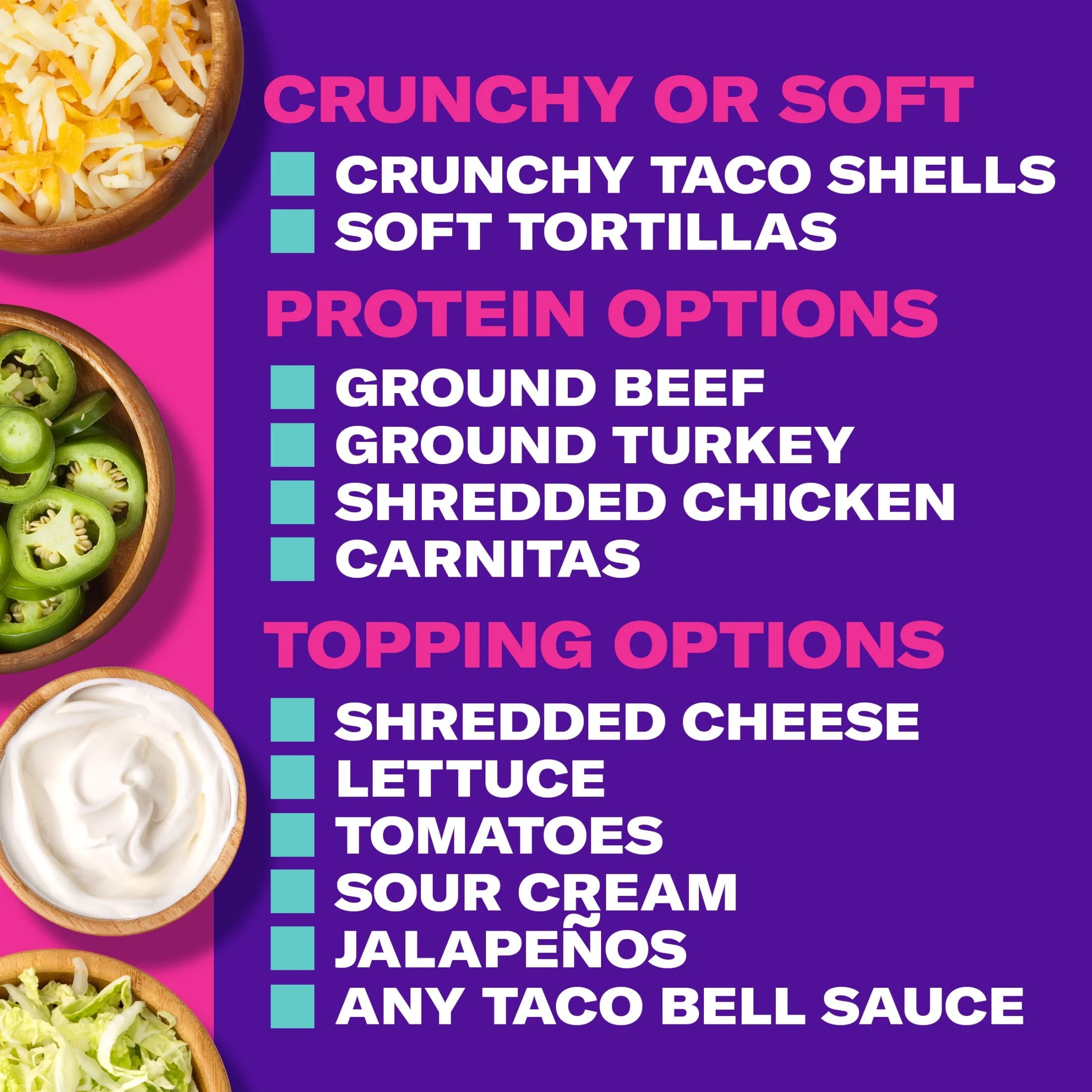 (4 pack) Taco Bell Original Taco Seasoning Mix, 1 oz Packet