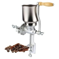 Corn Grinder with High , Grain Mill, Manual Grinder For Corn, Rice, Soybeans, Pepper, Chickpeas, Cast Iron Wheat Grinder Dry&Wet Grinding For Domestic Use