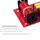 thumbnail image 3 of Oferta divisor de frecuencia de altavoz de dos vías divisor de audio doméstico de dos vías de alta fidelidad alta y baja, 3 of 4