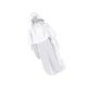thumbnail image 3 of Capa de Halloween con capucha, disfraz medieval, capa para actuación, carnaval de Pascua blanco, 3 of 9