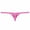 Pink, variant on Men's Fully Transparent Breathable Sexy And Checkered Hollow Thong