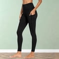 thumbnail image 5 of Kvture Women's High Waist Gym Workout Running Leggings Yoga Pants Fitness Training Sports Tights Athletic A Black XL, 5 of 9