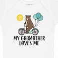 thumbnail image 4 of Inktastic My Godmother Loves Me Bear Boys or Girls Baby Bodysuit, 4 of 5