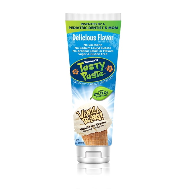 Pasta dental Tanner's Tasty Paste Vanilla Bling 119 g