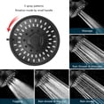 thumbnail image 2 of Cabezal de ducha del cuarto de baño limpieza fácil de ahorro de agua de los soportes de pared o de arriba de 4 pulgadas Wdftyju Libre de BPA, 2 of 3