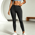 thumbnail image 4 of ATENAR Leggings for Women,Womens Leggings,Casual,Soft,Stretch Fabric,Fast Drying,Black,XL, 4 of 7