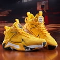 thumbnail image 5 of A Pair of Men'S All-Season Casual Breathable Mesh High-Top Basketball Shoes, Large Size, Non-Slip Running Shoes, 5 of 9