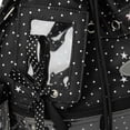 thumbnail image 6 of Hfppkn Polka Dot Drawstring Ita Handbag Clear Display Shoulder Bag for Daily Commute 35x14x36cm Black, 6 of 7