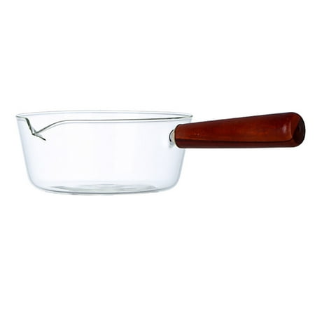 

1Pc Sauce Pan Glass Saucepan Kitchen Cookware Milk Heating Pot Cooking Tool